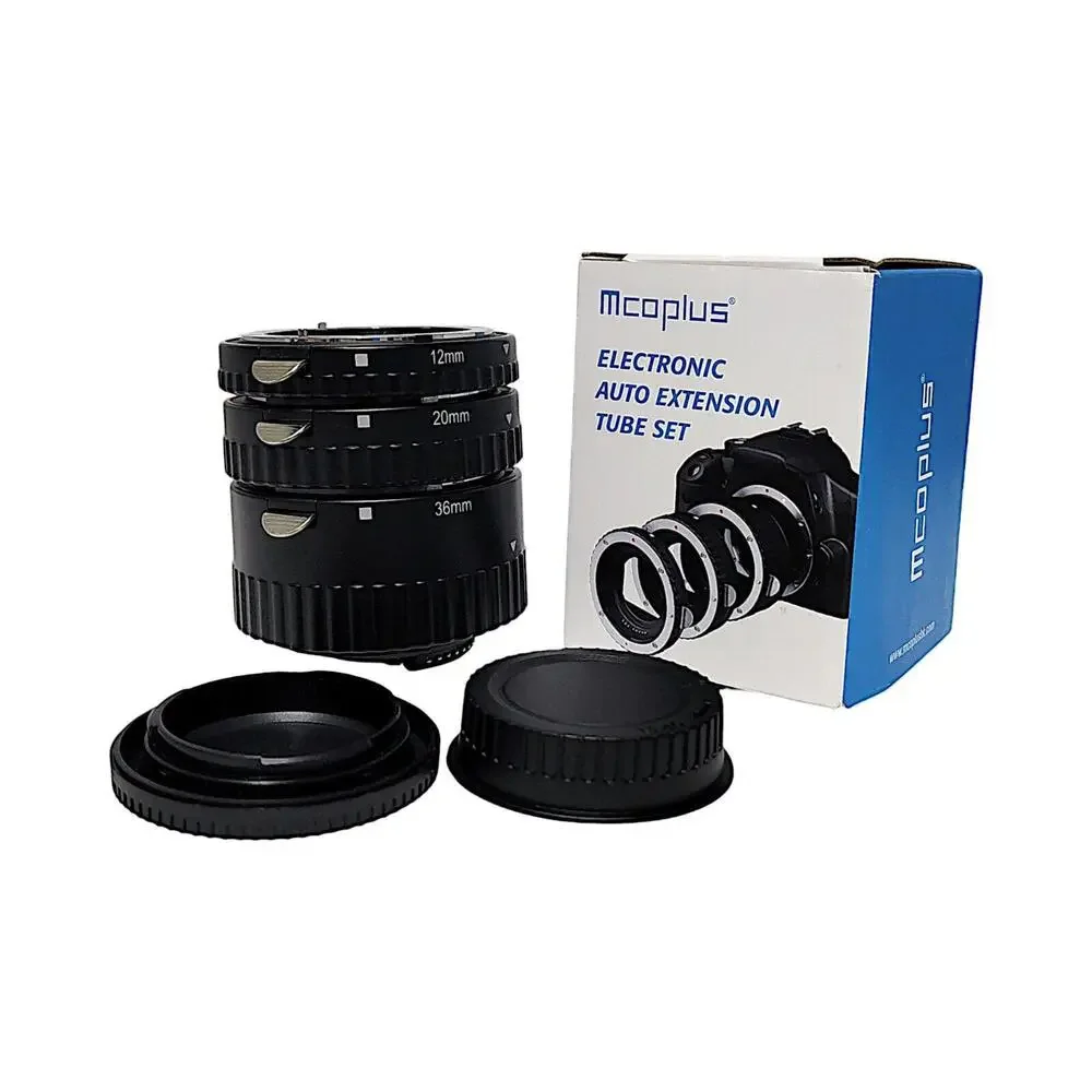 Mcoplus EXT-NP Electronic Extension Tube Set (12, 20, & 36mm) For Nikon Cameras
